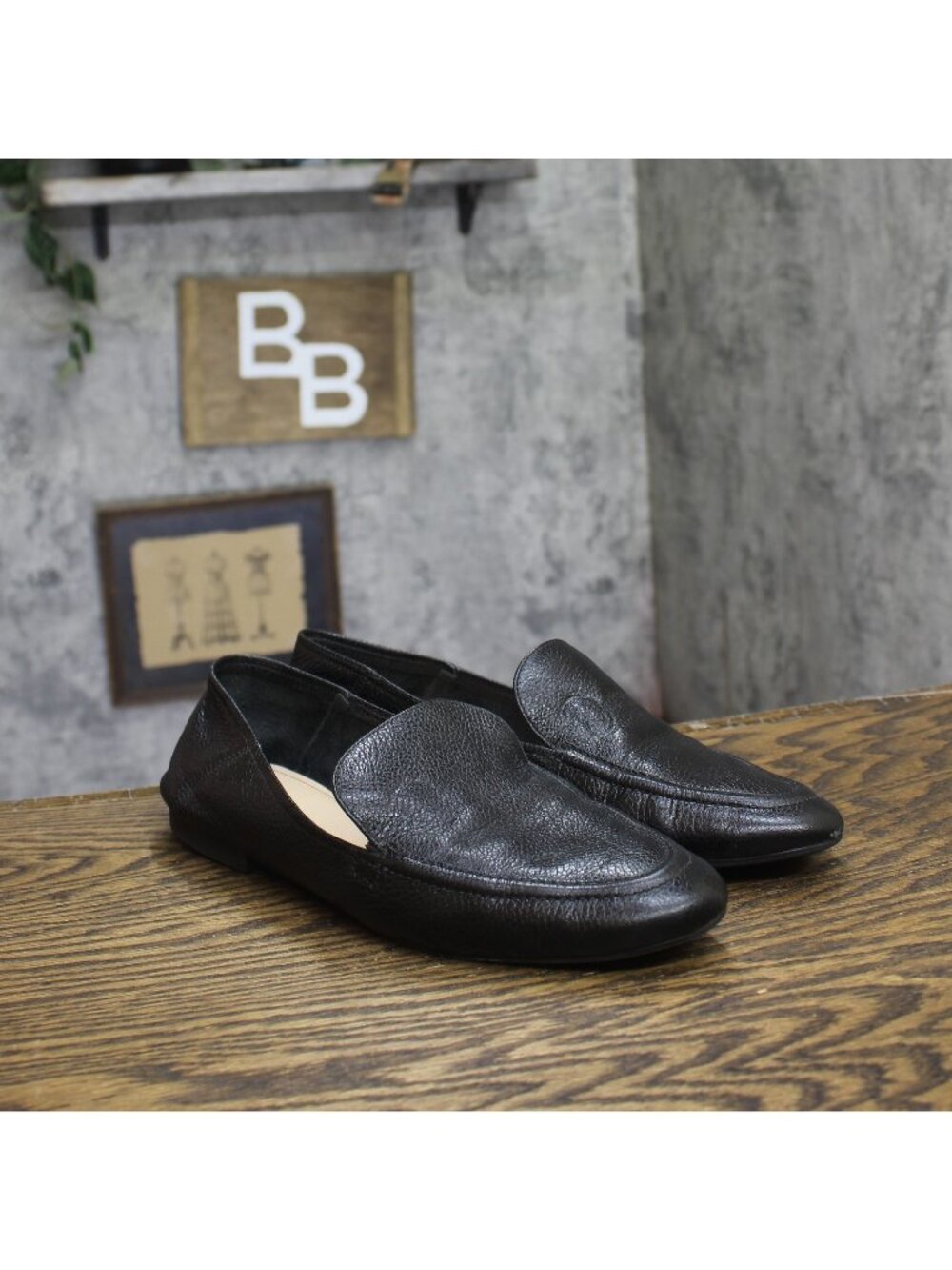 Arezzo Women's Leather Emma Loafers Black 9.5B